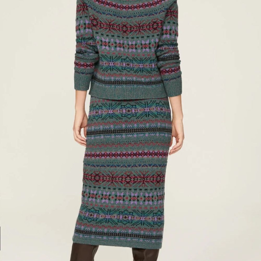 NWT Black Label LAUREN RL Wool Deron Skirt - Picture 3 of 6